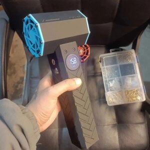 【Hot Cake】HG1344 1344W Handheld Violent Fan Turbo Jet Fan With Speed Over 100000RPM 1500Gthrust Powerful Blower