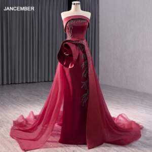 Exquisite Brand New Long Evening Bridesmaid Dress A-line Sleeveless Sequins Evening Dress Lace Up vestidos de noche RSM231020