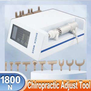 1800N Chiropractic Tool 10 Heads Spinal Bone Massager Portable Chiropractic Adjusting Tool For Muscle Relax