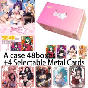 Wholesale 2024 New Senpai 4 Goddess Haven Card 4 Anime Games Girl Party Swimsuit Bikini Feast Booster Box Toys Hobbies Gift