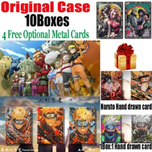 Forest Hand Drawing Studio Naruto Series Anime Character Hand Drawing Collection Card Anime Uzumaki Uchiha Sasuke Quality Card
