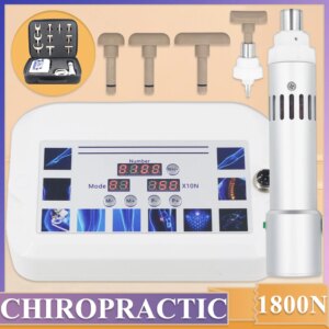 Electric Correction Gun 1800N Chiropractic Adjusting Tool Muscle Relaxation Massage Joint And Cervical Pain Relief Massager New
