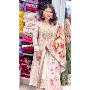 Gown Salwar Kameez Pakistani Indian Wedding Party Dress Polaroid Suit