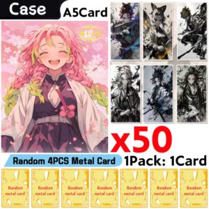 Wholesale Ruika Club Demon Slayer Collection A5 Cards Japanese Anime Booster Box Tcg Card Toy Hobbies Gifts