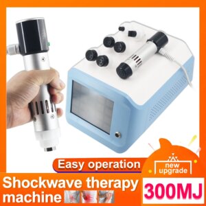 300MJ Shockwave Therapy Machine Adjustable Energy Shockwave Device Body Massage Sports Injuries Pain Relief Muscle Relaxation