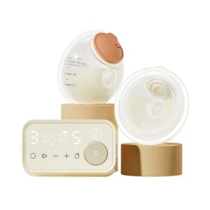 Electric Double Breast Pumps Wearable Breast Pump Set Lightweight Digital Breastpump for Bigger Breasts