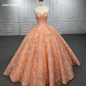 Gorgeous Evening Dress 2023 Sequins Empire Strapless Women’s Party Dress DY6575 Lace Vestidos De 15 Años Quinceañeras