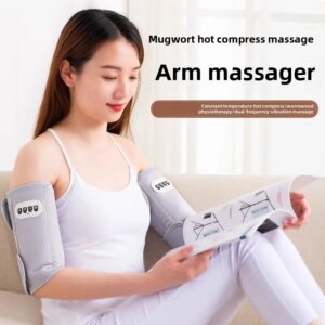 Arm massager electric wrist slimming hand physiotherapy hot compress protect arm elbow joint pain kneading heating instrument