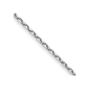 10k WG.8mm D C Cable with Spring Ring Clasp Chain