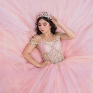 Dazzling Pink Off The Shoulder Quinceanera Dresses Gold Appliques Beads Tassels Ball Gown With Cape Mexican Wedding Party Dress