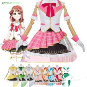 Anime Cos Lovelive SIF2 Nijigasaki High Cosplay Uniforms Customized Uehara Ayumu/Nakasu Kasumi/Ousaka Shizuku All Members SJ
