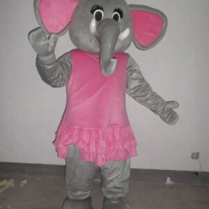 New Adult Best Sale Lovely Girl Elephant Animal Cartoon Mascot Costume Christmas Fancy Dress Halloween Mascot Costume