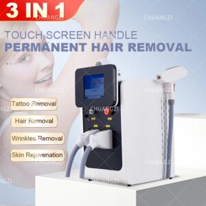 Portable Nd Yag 3 in 1 OPT Skin Rejuvenation Device – Tattoo Removal & Hair Removal Facial Lift Tool for Home Use