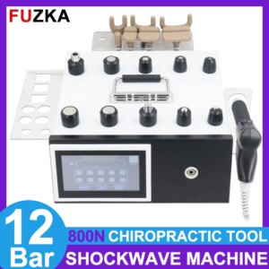 12Bar Pneumatic Shockwave Therapy Machine For Pain Relief ED Treatment Professional Shock Wave Body Massager Chiropractic