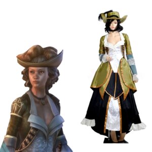 Aveline de Grandpre Cosplay Costume Women Dress Halloween Party Outfit