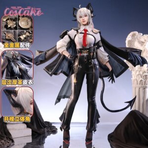 Wuthering Waves Zani Cosplay Costume Uniform Metal Props Montelli Family Averardo Bank Ragunna Rinascita Halloween for Women