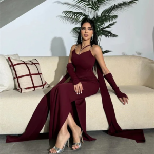 Little Daisy Customizeds Formal Evening A-line V-Neck Bespoke Occasion es Ankle-Length