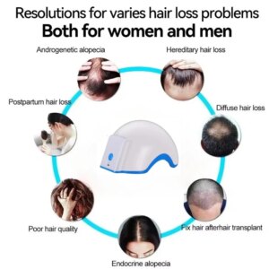 Red Light Laser Hair Growth Helmet for Anti hair loss laser hair regrowth therapy Massage Machine