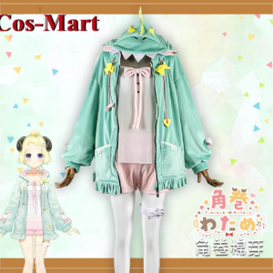 Cos-Mart Game Hololive vtuber Tsunomaki Watame Cosplay Costume Fashion Handsome Activity Party Role Play Clothing Pajamas
