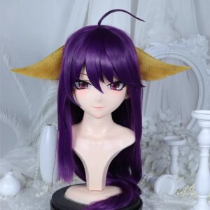Customize Character Female/Girl Resin Kig Full Head With Lock Anime Cosplay Japanese Anime Kigurumi Mask