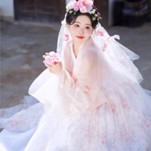 Traditional national photo costume sweet travel table