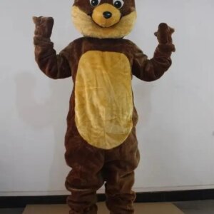 New Adult Best Sale Lovely Bear Grey Suit Animal Cartoon Mascot Costume Christmas Fancy Dress Halloween Mascot Costume