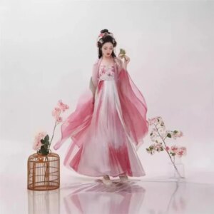 Adult Hanfu Chebule skirt embroidered big sleeve shirt chest-length ruqun