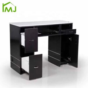Modern Style Beauty Salon Furniture wooden Nail Station Nail Care Manicure Table