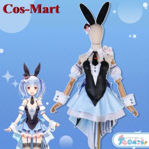 Cos-Mart Anime Vtuber Hololive Usada Pekora Cosplay Costume Lovely Sweet Uniform Female Activity Role Play Clothing XS-XL New