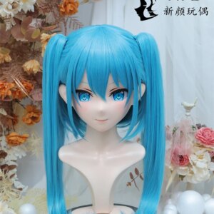 (NFD43-20)Customize Full Head With Lock Crossdress Doll Female/Girl Japanese Anime Cartoon Character Kig Cosplay Kigurumi Mask