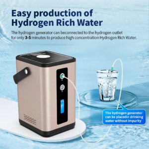 Hydrogen Water Generator H2 Inhaler Water Ionizer Home Care 450ml Portable H2 Water Hydrogen Inhalation Machine