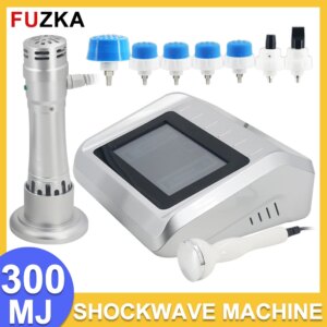 Shockwave Therapy Machine Plantar Fasciitis Pain Relief 300MJ Shock Wave Equipment Body Massage Home Use
