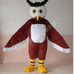 New Adult Character Halloween Christmas Brown OWL Mascot Costume Fancy Dress Full Body Props Outfit Mascot Costume