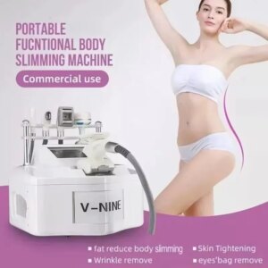 Cellulite Remover V9 Body Shape Infrared Vacuum Roller Weight Loss 40 Khz Cavitation Vacuum R F Machine For Salon Butt Lift