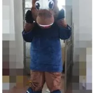 New Adult Brown Easter Brown Colour Horse Mascot Costume Halloween Christmas Dress Full Body Props Outfit Mascot Costume