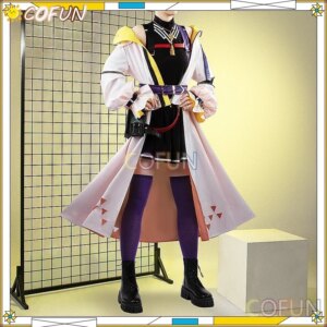 COFUN [Customized] Virtual Idol Fura Kanato April Fool’s Day Women Cosplay Costume Cos Game Anime Party Uniform Hallowen Clothes
