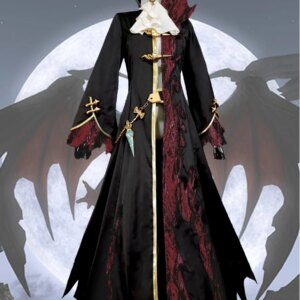 COWOWO Ff14 Dark Demons Healing Gowns Customize Cosplay Costume Cos Game Anime Party Uniform Hallowen Play Role Clothes Clothing