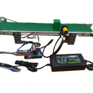 10*55cm Electric Conveyor Belt with Infrared Sensor Forward/Reverse 42 Motor for Arduino Robot DIY Kit Python Programmable Code