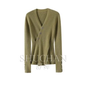 V-neck 100% pure cashmere sweater women’s pure cashmere sweater knitted sweater slim-fitting bottoming sueter mujer invierno