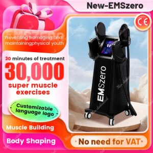 EMSZERO HI-EMT 6500W Wireless Sculpting Kit | 15Tesla Magnetic Field + 6500W Efficiency | App Control & Multi-Language Manual