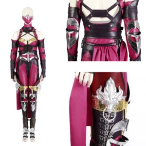 Sex Lady High Quality Game Mortal Kombat 1 Mileena Cosplay Costume Purple Dress Set Mileena Competitive Uniform Custom Made