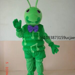 Green Ants Mascot Costume Cartoon Animal Cosplay Costume Birthday Party Fancy Dress Character Carnival Event Attractive Adult