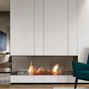 tuya wifi bioethanol burner alcohol kamin electric 900 mm bio ethanol fireplace insert