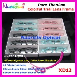 XD12 5pcs High Quality Fixed PD Distance Optometry Trial Lens Frame Customzied PDs of 52-70mm