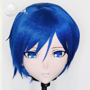 (AL54)Customize Character Crossdressing Female/Girl Resin Full/Half Head With Lock Anime Cosplay Japanese Animego Kigurumi Mask