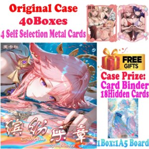 2025 Lastest A5 Size Colored Symphony Waifu Card Board Boa Master Set No Duplicate Furina Keqing Artboard TCG Toys Hobby Gift