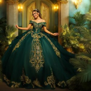 Luxurious Sweetheart Quinceanera Dress Ball Gown 2024 Elegant Appliques 3D Flower Dress Classic off-shoulder Gown 16