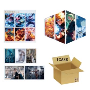 Wholesales Goddess Story Demon Slayer Collection Cards A5 Art Crystal Table Blind Box Table Games Playing Cards