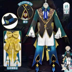 COWOWO Honkai: Star Rail Aventurine Cosplay Costume Cos Game Anime Party Uniform Hallowen Play Role Clothes Clothing