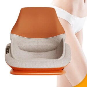 Hot Compreses for Physiotherapy Massage Cushion,Multifunctional Pelvic Massager,Electric Folding Physical Therapy Waist Massager